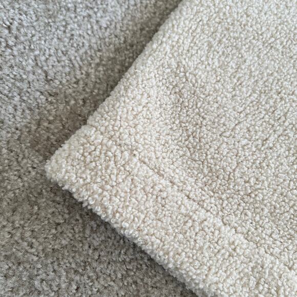 NWT Joie Snap-Button Front Cream Sherpa Teddy Jacket Size: Medium - Picture 10 of 16